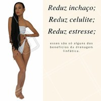 A drenagem linfática é uma técnica de massagem que tem por objetivo estimular o sistema linfático - uma rede complexa de vasos que movem fluidos pelo corpo - a trabalhar de forma mais acelerada trazendo inúmeros benefícios para o organismo. Converse com nossos profissionais para saber mais sobre o tratamento. #drenagemlinfática #estéticacorporal #benefícios