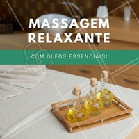 As massagens com óleos essenciais de Alfazema, Eucalipto ou Camomila são ótimas opções para aliviar a tensão muscular e estresse, pois estimulam a circulação sanguínea e renovam energias. Além disso, ajudam a reduzir a tensão muscular e promove o relaxamento dos músculos. #Massagem #Saúde #BenefíciosMassagem #Óleo
