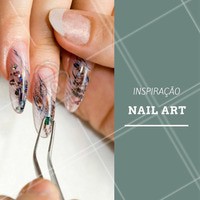 Para aquelas que gostam de ousar na Nail Art! #Unha #Manicure #InspiraçãoUnha #Inspiração #NailArt