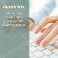 Marque o seu horário para começar a semana arrasando com as unhas esmaltadas! #Unha #Manicure #UnhasLindas #Ahazou #Esmaltes #UnhasPintadas #NailDesign