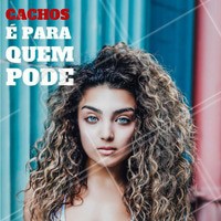 Arrase com seus cachos e mostre o seu poder! #cabelo #cachos #cacheadas #beleza #beauty #ahazou