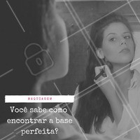 Sabia que para descobrir seu tom ideal de base, você deve testa-lá entre o rosto e o pescoço e não no pulso? A que desaparecer na pele é a escolha certa! #maquiagem #base #ahazou