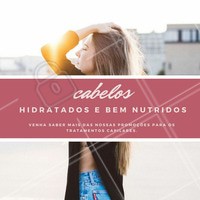 Um cabelo brilhoso e bem nutrido é a coisa mais preciosa na vida de uma mulher! Por isso, não perca nossa promoção imperdível nos tratamentos capilares. #visual #cabelo #promoção #tratamentos