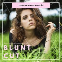 O Blunt Cut é a tendência que vem com tudo agora na primavera e no verão, um corte reto, chique e minimalista. Gostou? #ahazou #cabelo #tendência