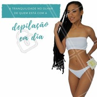 Quem nunca saiu da sala de depilação tão plena que não deu nem para esconder toda a felicidade!? #amo #tranquilidade #depilação