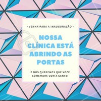 Venha conhecer a (Nome da Clínica) e passar o dia explorando as novidades incríveis. Teremos um coquetel, planos promocionais e muito mais!
Data:
Hora:
Local:
#inauguração #estética #beleza