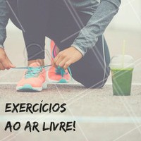 Exercícios na rua são mais prazerosos que dentro das academias ou em casa. Comece correndo ou andando de bike aos finais de semana, depois escolha mais dois dias da semana para fazer outas atividades. #ahazou #emagrecer #dieta #vidasaudável #saude #bemestar