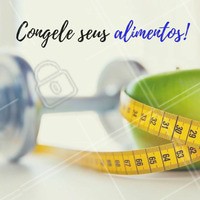 Você é do tipo preguiçosa ou não tem tempo de cozinhar todos os dias? Nos fins de semana, faça bastante comida e congele em pequenas porções, sempre equilibrando carboidratos, proteínas e gorduras boas. #ahazou #emagrecer #saude #bemestar