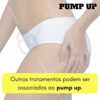 O Pump Up pode ser indicado outros tratamentos como Radiofrequência, Carboxiterapia, Lipocavitação e etc. Fazendo com que os resultados sejam ainda melhores!
Agende o seu horário!
#pumpup #ahazou #bumbumnanuca #estética