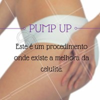 Quer se livrar das celulites? Venha realizar o tratamento Pump Up com a gente!
Agende o seu horário.
#pumpup #ahazou #bumbumnanuca #estética