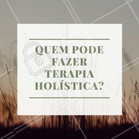 Qualquer pessoa pode fazer a Terapia Holística, mas ela ajuda muito as pessoas a aliviar o estresse físico, dores nas costas, além de previnir e combater depressões, insônia, TPM e a ansiedade. Fazendo uso de diferentes técnicas, podemos detectar o que está realmente gerando o desequilíbrio do organismo. #terapiaholistica #saúde #bemestar #ahazou