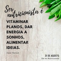 Ser nutricionista é trazer saúde para a vida das pessoas. Parabéns a todos que seguem esse profissão maravilhosa! #diadonutricionista #nutrição #saúde #bemestar