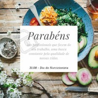 Feliz dia do nutricionista 👩⚕️👨⚕️🥗 #diadonutricionista #nutrição #saúde #bemestar