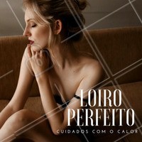 Não é apenas a água quente que faz mal para o cabelo, usar com cuidado a chapinha, secador e babyliss, é necessário.
#loiríssimos #loiros #ahazou #cabelo