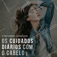Depois de fazer química, é comum o cabelo precisar de mais cuidados, mas o tratamento começa com os cuidados diários! Saiba quais produtos são melhores para recuperar aquilo que o seu cabelo perdeu, seja cuidadosa na hora de pentear, evitando tracionar demais os cabelos e lembre-se de protegê-lo do calor para evitar danos ainda maiores. #químicacapilar #cabelo #pósquímica #tratamento