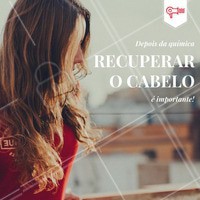 Utilizar produtos indicados pelo cabelereiro auxilia na manutenção dos fios e do tratamento, busque por produtos que irão repor os nutrientes do cabelo, recuperar a hidratação e restaurar os fios. #químicacapilar #cabelo #pósquímica #tratamento
