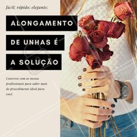 A praticidade de ter unhas perfeitas todos os dias, agora na sua vida! Converse com uma de nossas profissionais e saiba mais sobre qual o método ideal para você. #alongamentodeunha #amo #unhas #ahazou