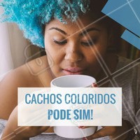 Claro pode e deve! Assuma seus cachos coloridos sem medo de ser feliz!
Agende o seu horário para cachos perfeitos!
#ahazou #cachos #cachosperfeitos