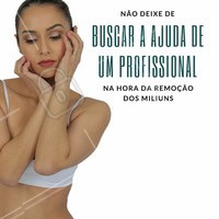 Uma vez que se trata de um cisto benigno, o tratamento se torna opcional e puramente estético. Caso seja algo que te incomoda, é muito importante que o tratamento seja feito por um profissional. Pois quando o paciente faz em casa, existe a possibilidade de machucar a pele, deixa-la marcada e até predispor-se a infecções. #milium #pele #cisto