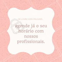 Está querendo se livrar dos miliuns que aparecerem em sua pele? Agende agora seu horário para a remoção com os nossos especialistas. #milium #cisto #pele #5ptz