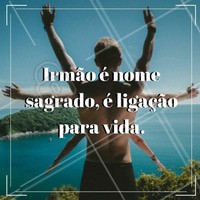 Não supera o amor de um irmão, agradeça o seu irmão por estar contigo em todos os momentos! Feliz dia do irmão!
#ahazou #irmão #diadoirmão