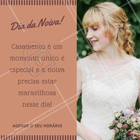 Agende o seu horário conosco nesta data tão especial!
#diadanoiva #noiva #ahazou #beauty
