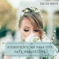 O dia da noiva no nosso espaço (coloque o nome do local) é especial! Aqui você tem o tratamento perfeito e inesquecível!
Agende o seu horário!
#diadanoiva #noiva #ahazou #beauty