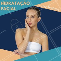 O hidratante não é apenas para manter seu rosto bonito e com aspecto jovem, mas ele interfere na saúde da pele também. Uma pele hidratada mantém a barreira cutânea íntegra, impedindo a entrada de micro-organismos causadores de infecções bacterianas ou fúngicas. #saúde #estéticafacial #hidratação #cuidadosdapele #pele