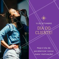 Obrigada, cliente!
Neste dia nós temos uma surpresa muito especial para você!
#diadocliente #cabelo #ahazou #cliente