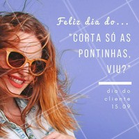 Quem nunca, né? ;) Feliz dia do cliente para todas as nossas clientes queridas! #cabelo #diadocliente #semanadocliente #ahazou #cabeleireiro