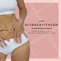 A ultracavitação auxilia você na eliminação da gordura localizada e da celulite, é o método mais inovador e eficaz na medicina estética atual e sua grande procura se deve pelo procedimento não invasivo, sendo uma ótima alternativa para quem não deseja realizar um procedimento cirúrgico. #ultracavitação #gorduralocalizada #celulite #estéticacorporal