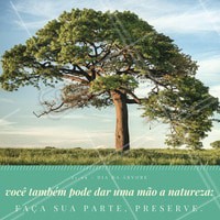 Que tal lutar por essa causa você também? Estamos precisando de uma mãozinha! Faça sua parte neste Dia da Árvore, preserve. #diadaárvore #árvore #saúde #meioambiente