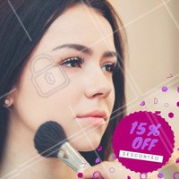 Uma maquiagem incrível é o que você precisa, aproveito o desconto!
Aproveite! Venha conhecer nossos serviços, tratamentos especiais para você! <3
#desconto #15porcento #ahazou #beauty #beleza