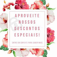 Estamos com descontos super especiais em tratamentos selecionados! Entre em contato conosco para saber mais e agende já o seu horário ;) #beleza #ahazou #descontos #promocao