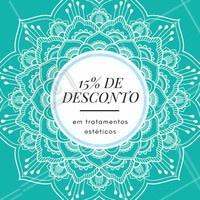 Estamos com descontos super especiais nos nossos tratamentos estéticos! Não perca tempo e agende já o seu horário <3 #desconto #promocao #ahazou #beleza