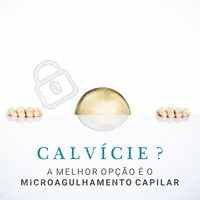 Sabia que a calvície afeta 30% dos homens aos 30 anos de idade? E aos 50 anos, esse índice sobre para 50%. (De acordo com a Sociedade Brasileira de Dermatologia). Aqui temos o tratamento perfeito para ajudar com esse problema: o microagulhamento capilar! Agende já o seu horário e conheça mais sobre a solução para calvície ;) #microagulhamentocapilar #estetica #cabelo #ahazou