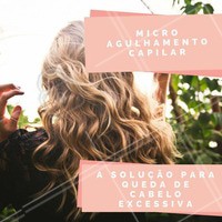 Alopécia Androgenética (calvície feminina) é um problema pouco falado mas muito comum entre as mulheres. Mas, não há motivo para sofrer! ;) Para tratar, uma opção é o microagulhamento capilar! Agende já o seu horário e saiba mais sobre esse tratamento! #microagulhamentocapilar #cabelo #estetica #ahazou