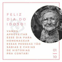 Quando formos idosos, nada mais seremos do que pequenas crianças num corpo frágil, cheio de sabedoria e experiência. Feliz dia do idoso! :) #diadoidoso #idoso #ahazou #amo
