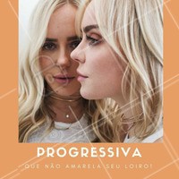 SIM! Pode confiar que nossa progressiva não amarela o seu loiro nem o platinado. ;) #escovaprogressiva #progressiva #ahazou #cabelo
