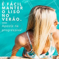 O verão já está aí e você não precisa abandonar o seu liso dos sonhos por causa dele! Tomando cuidado com o sol, a água do mar e o cloro da piscina, você consegue manter o cabelo liso e saudável. Para isso, não esqueça do protetor solar capilar e de manter a hidratação em dia. Desse jeito, você mantém o cabelo nutrido e lisinho o verão inteiro! ☀ #escovaprogressiva #progressiva #ahazou #verao