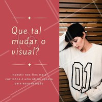 Com o calor chegando, é o momento perfeito para você ousar no visual e deixar as madeixas bem curtinhas! #cabelo #cabelocurto #ahazou #amo #primaveraverão #tendência