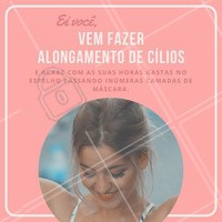 Agende já seu horário e conheça mais sobre as maravilhas do alongamento de cílios! #amo #ahazou #alongamentodecílios #cílios #olhar