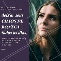 Ainda não conhece essa maravilha chamada alongamento de cílios? Não perca nem mais um dia, agende seu horário e tenha cílios perfeitos 24h por dia! #ahazou #amo #alongamentodecílios #cílios #olhar