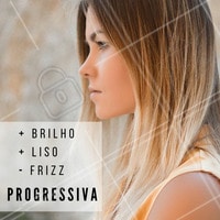 Quem aí também ama nossa salvadora de vidas: a progressiva? 🙋 Não tem sensação melhor do que ter um cabelo com brilho, sem frizz e ainda bem liso! Agende já o seu horário e venha fazer a sua progressiva ;) #escovaprogressiva #progressiva #ahazou #cabelo
