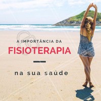 A fisioterapia é uma reabilitação que ajuda a fortalecer ossos e músculos para que as pessoas possam voltar a andar ou recuperar movimentos (que por algum acidente ou doença tenham perdido). Além disso, a fisioterapia também é indicada para pessoas de idade, para melhorar sua qualidade de vida! #fisioterapia #ahazou