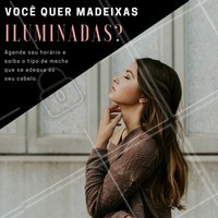 Venha iluminar a sua vida com mechas incríveis! #amo #ahazou #mechas #cabelo #iluminar #madeixas