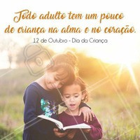 No amor de uma criança tem tanta canção pra nascer, carinho e confiança, vontade e razão de viver!
Feliz dia das crianças!
#diadacriança #diadascrianças #ahazou