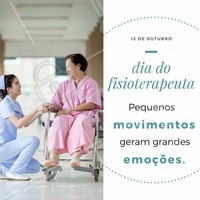 Hoje é dia do profissional que reabilita sonhos, incentiva a superação, restaura a esperança e ensina a recomeçar. Parabéns à todos(as) os(as) fisioterapeutas! #diadofisioterapeuta #fisioterapia #ahazou