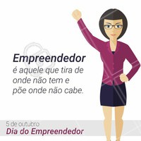 Hoje é o #DiaDoEmpreendedor. Parabéns à todos que de alguma forma empreendem. Um empreendedor não é somente aquele que possui uma empresa e sim todos que investem seu tempo e colocam esforços naquilo que acreditam. #Ahazou #Beleza #Empreendedorismo