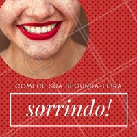 Para que a sua semana comece da melhor forma possível, que tal abrir um sorriso? #amo #ahazou #segunda #segundafeira #felicidade #sorriso